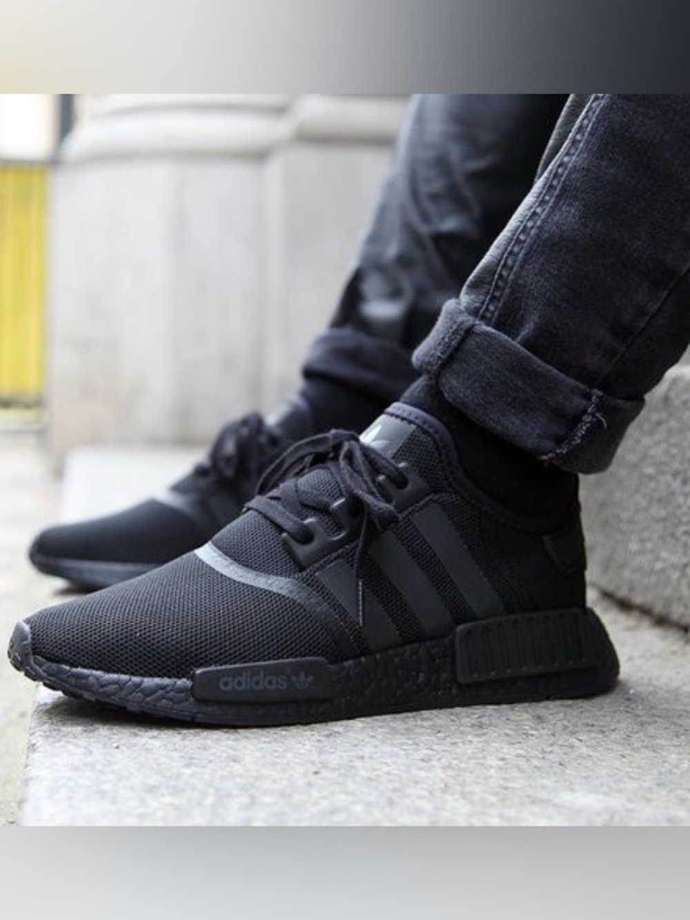 Adidas | NMD_R1 Triple Black Sneakers